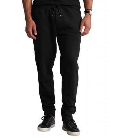 Men's Big & Tall Double-Knit Jogger Pants Black $40.50 Pants