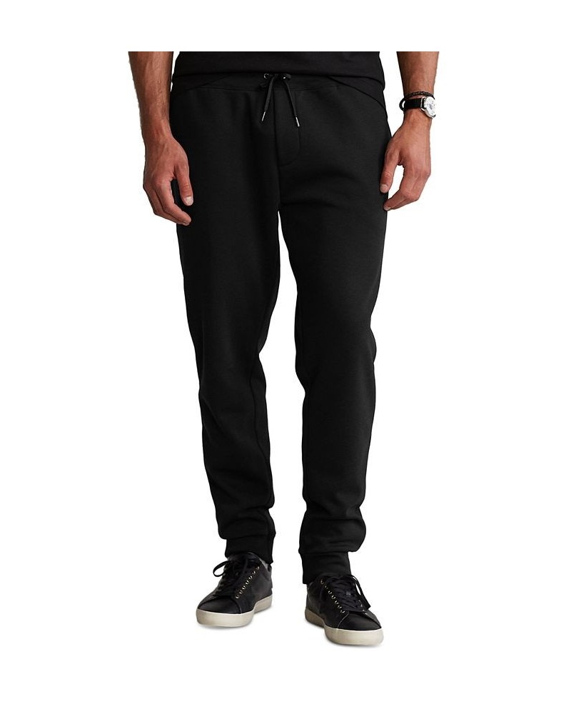 Men's Big & Tall Double-Knit Jogger Pants Black $40.50 Pants