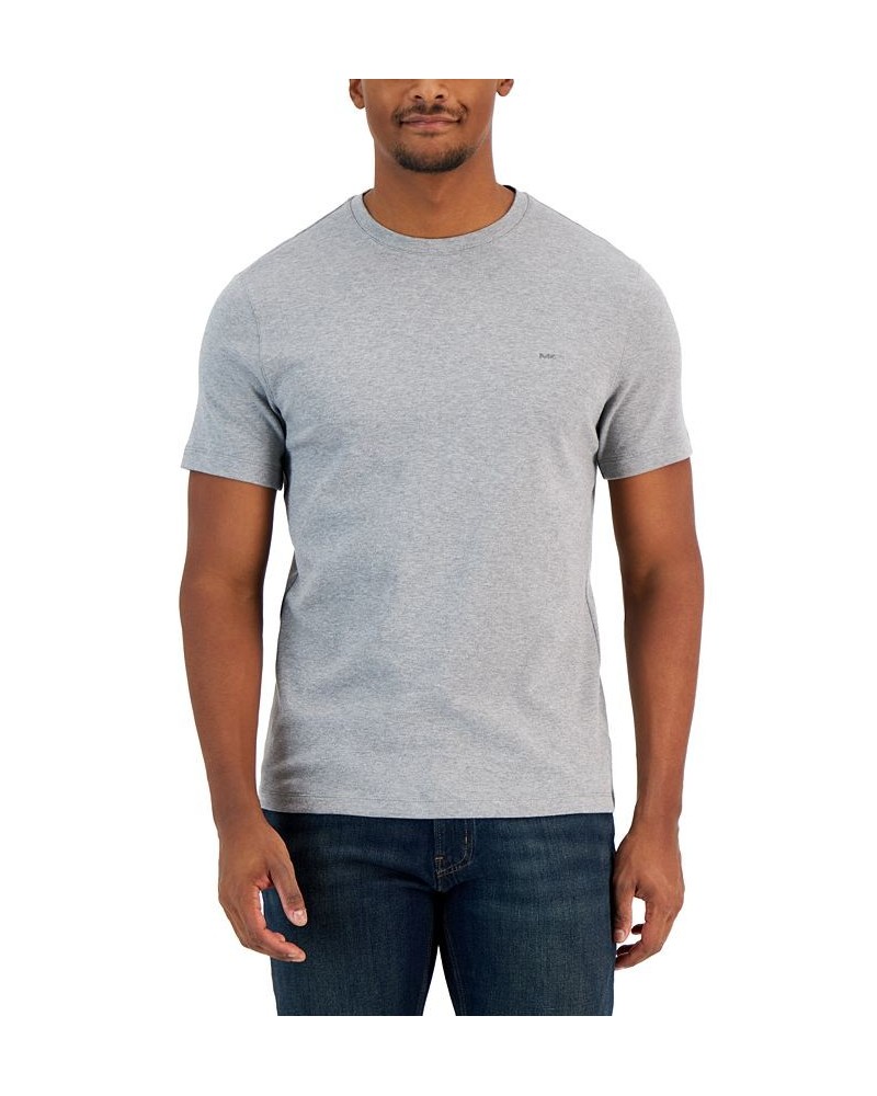 Men's Solid Crewneck T-Shirt Gray $14.94 T-Shirts