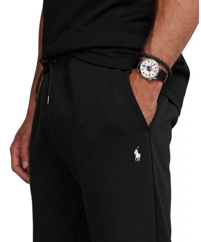 Men's Big & Tall Double-Knit Jogger Pants Black $40.50 Pants