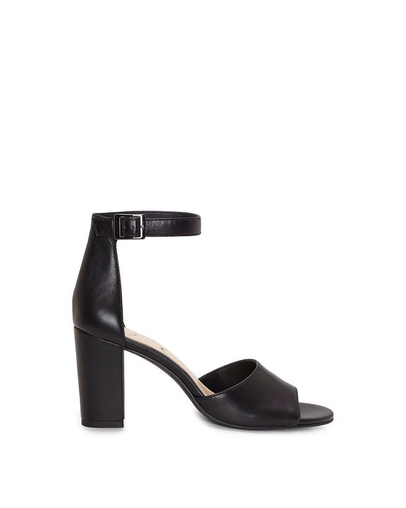 Sherron Block-Heel Sandals Black $32.39 Shoes