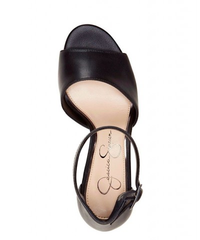 Sherron Block-Heel Sandals Black $32.39 Shoes