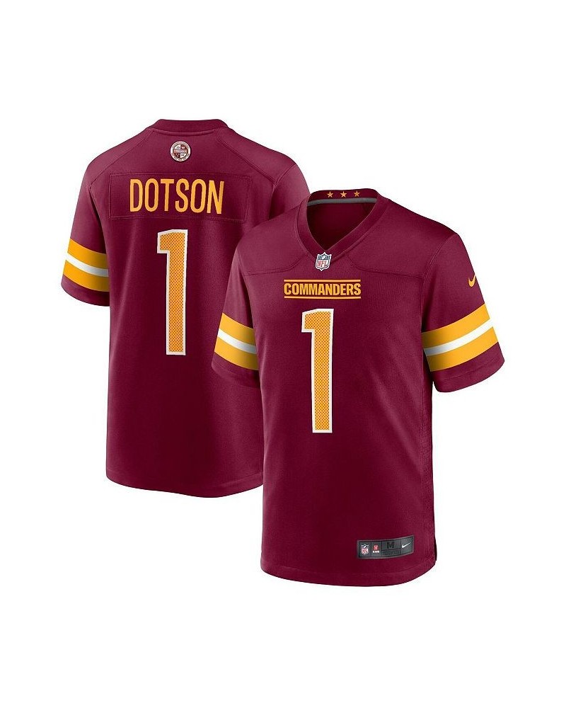 Men's Jahan Dotson Burgundy Washington Commanders 2022 NFL Draft First Round Pick Game Jersey $39.59 Jersey