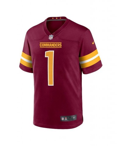 Men's Jahan Dotson Burgundy Washington Commanders 2022 NFL Draft First Round Pick Game Jersey $39.59 Jersey