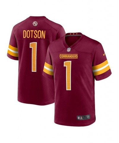 Men's Jahan Dotson Burgundy Washington Commanders 2022 NFL Draft First Round Pick Game Jersey $39.59 Jersey