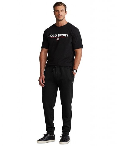 Men's Big & Tall Double-Knit Jogger Pants Black $40.50 Pants