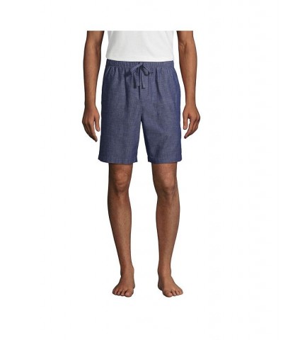 Men's Big Poplin Pajama Shorts PD04 $29.47 Pajama