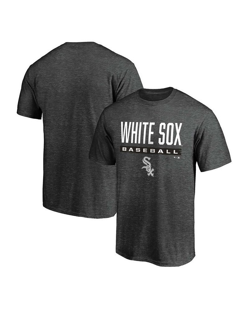 Men's Charcoal Chicago White Sox Win Stripe T-shirt $18.40 T-Shirts