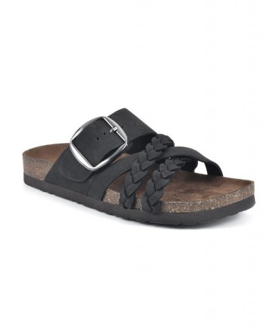 Healing Footbed Sandal Slides Black $36.57 Shoes