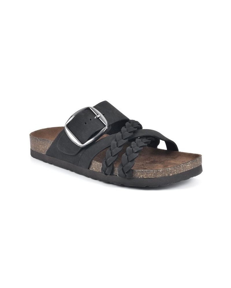 Healing Footbed Sandal Slides Black $36.57 Shoes