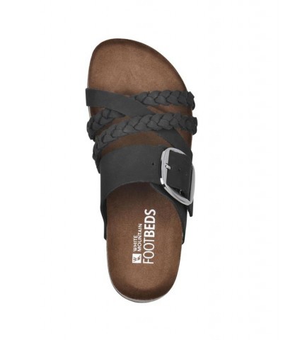 Healing Footbed Sandal Slides Black $36.57 Shoes