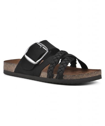 Healing Footbed Sandal Slides Black $36.57 Shoes