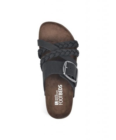 Healing Footbed Sandal Slides Black $36.57 Shoes