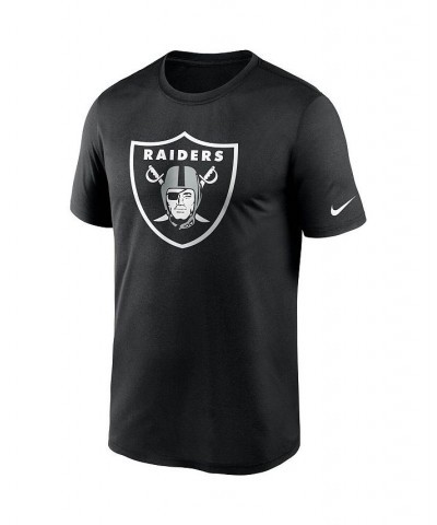 Men's Black Las Vegas Raiders Logo Essential Legend Performance T-Shirt $21.00 T-Shirts