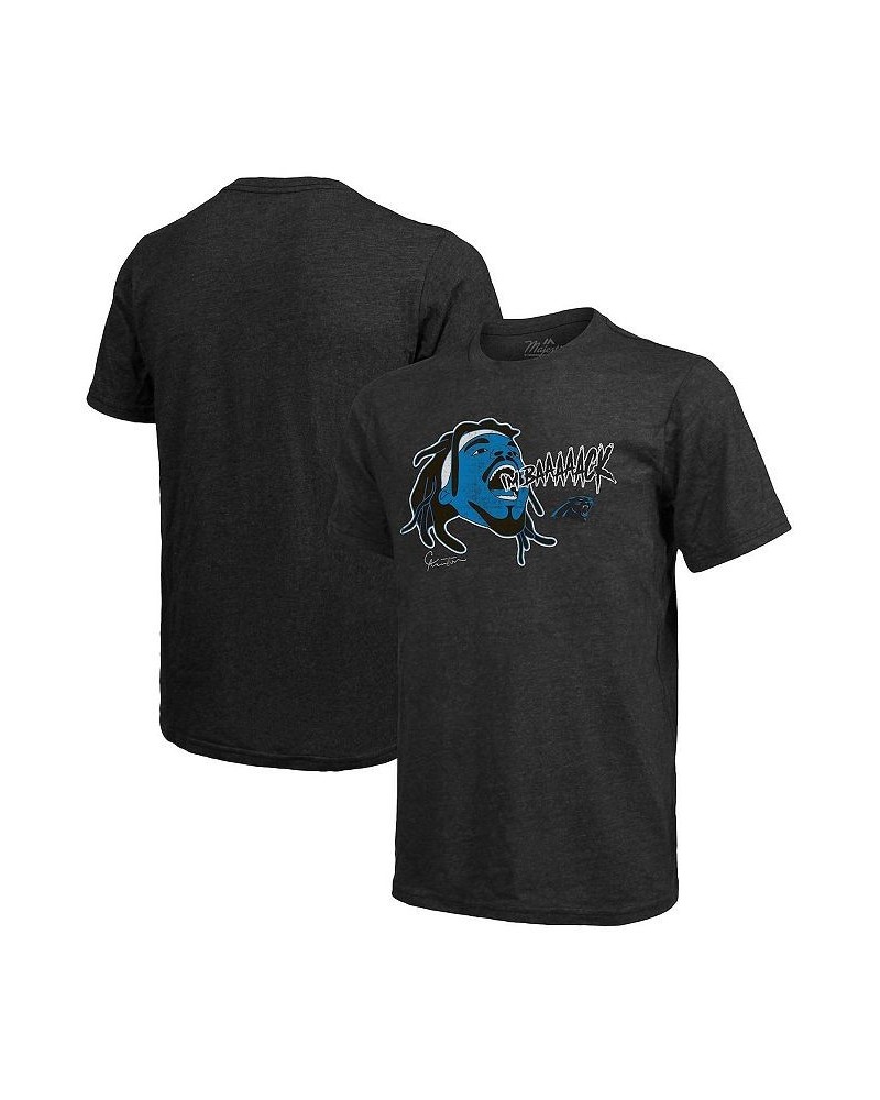 Men's Threads Cam Newton Black Carolina Panthers Tri-Blend Player Graphic T-shirt $22.13 T-Shirts