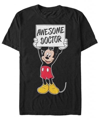 Men's Mickey Doctor Short Sleeve T-Shirt Black $17.50 T-Shirts