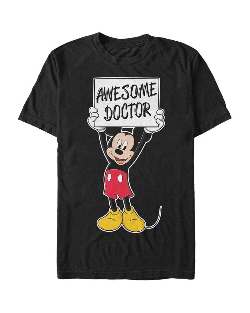 Men's Mickey Doctor Short Sleeve T-Shirt Black $17.50 T-Shirts