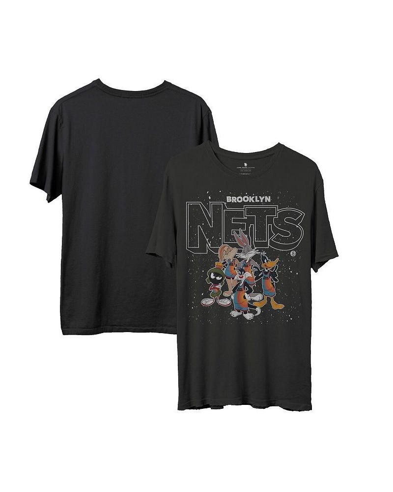 Men's Black Brooklyn Nets Space Jam 2 Home Squad Advantage T-shirt $24.43 T-Shirts