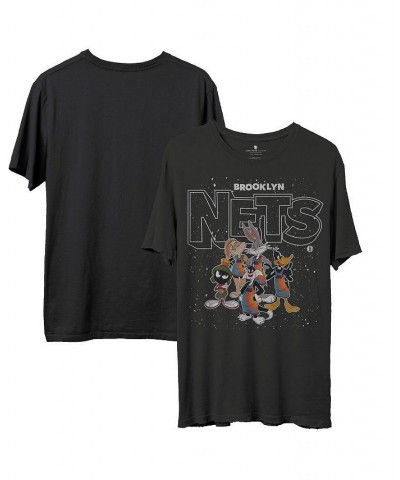 Men's Black Brooklyn Nets Space Jam 2 Home Squad Advantage T-shirt $24.43 T-Shirts