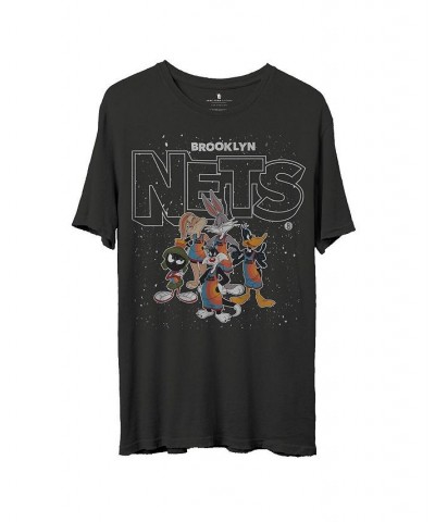 Men's Black Brooklyn Nets Space Jam 2 Home Squad Advantage T-shirt $24.43 T-Shirts