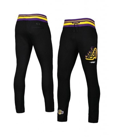 Men's Black Los Angeles Lakers Mash Up Capsule Sweatpants $50.99 Pants