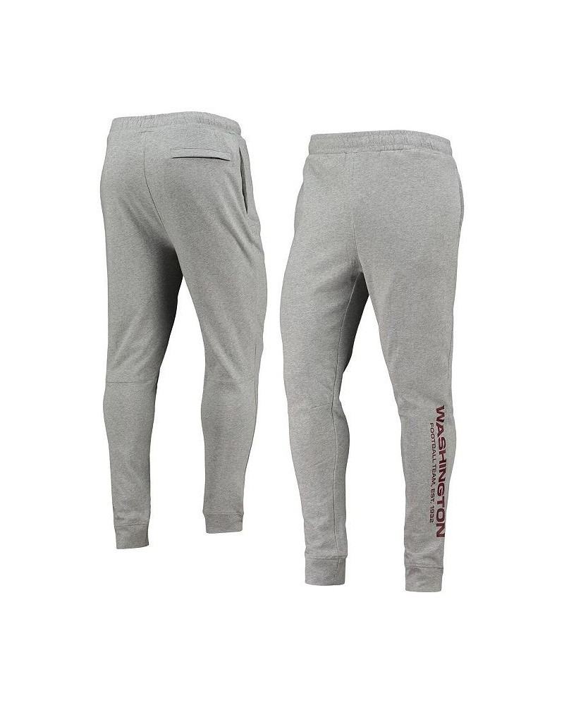 Men's Heather Gray Washington Football Team Jogger Pants $45.00 Pants