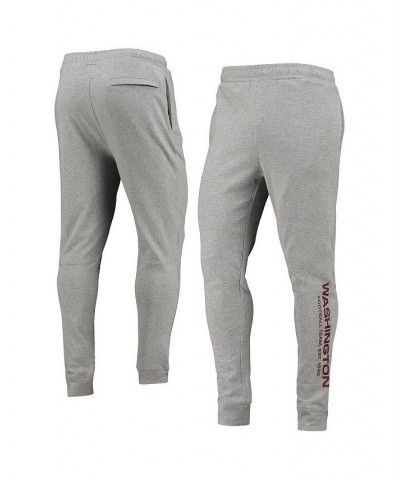 Men's Heather Gray Washington Football Team Jogger Pants $45.00 Pants