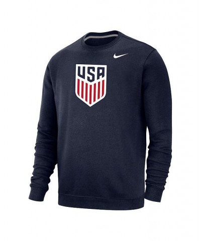 Men's Navy USMNT Fleece Pullover Sweatshirt $23.78 Sweatshirt