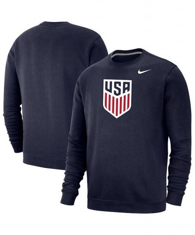 Men's Navy USMNT Fleece Pullover Sweatshirt $23.78 Sweatshirt