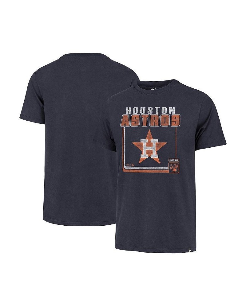 Men's Navy Houston Astros Borderline Franklin T-shirt $19.80 T-Shirts