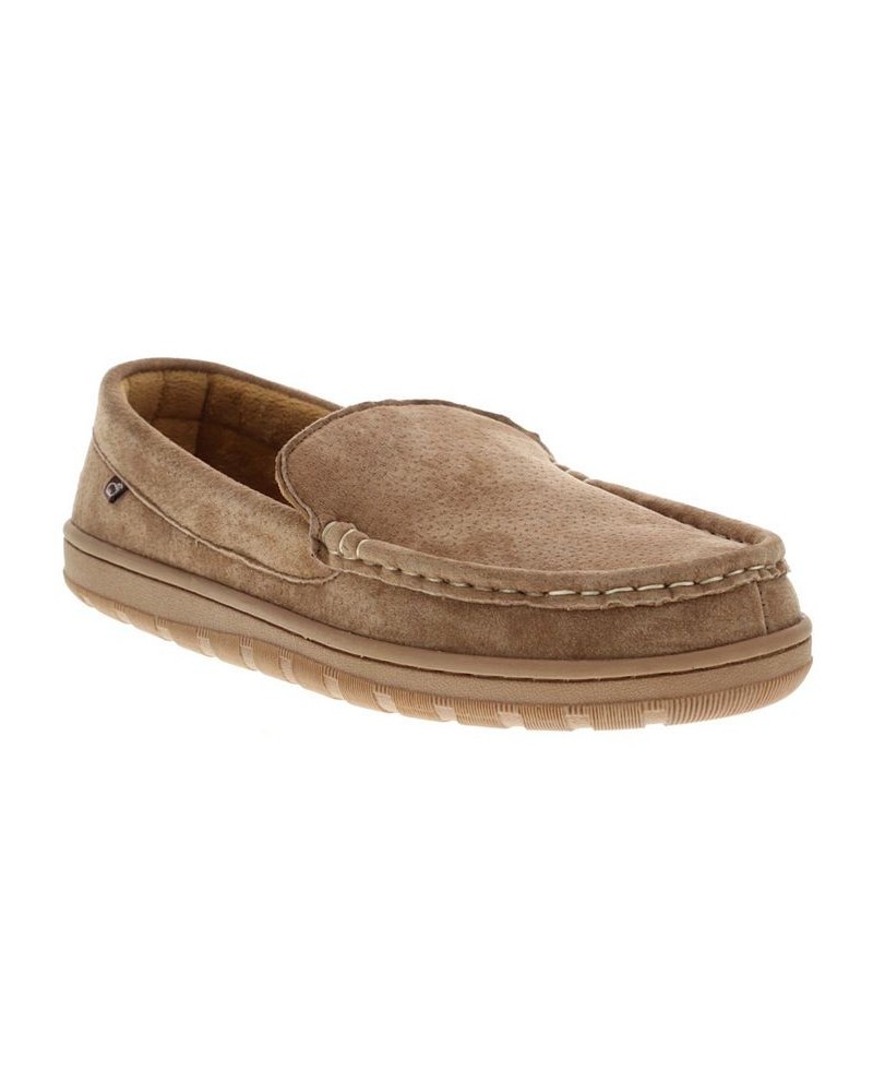 Men's Brett Moccasin Shoes Brown $29.61 Shoes