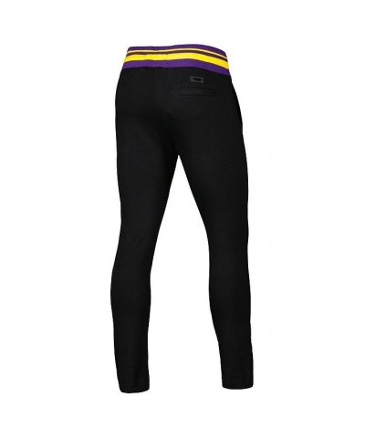 Men's Black Los Angeles Lakers Mash Up Capsule Sweatpants $50.99 Pants