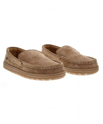 Men's Brett Moccasin Shoes Brown $29.61 Shoes