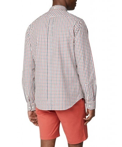 Men's Signature House Check Long-Sleeve Shirt Red $53.41 Shirts