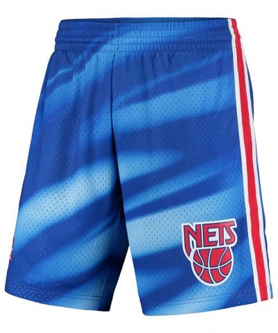 Men's Blue New Jersey Nets Hardwood Classics Swingman Shorts $40.50 Shorts