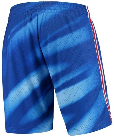 Men's Blue New Jersey Nets Hardwood Classics Swingman Shorts $40.50 Shorts