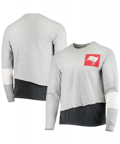 Men's Gray Tampa Bay Buccaneers Angle Long Sleeve T-shirt $29.90 T-Shirts