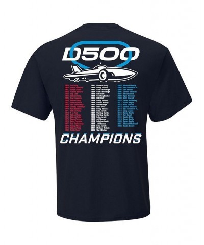 Men's Navy 2023 Daytona 500 Two Spot T-shirt $18.62 T-Shirts