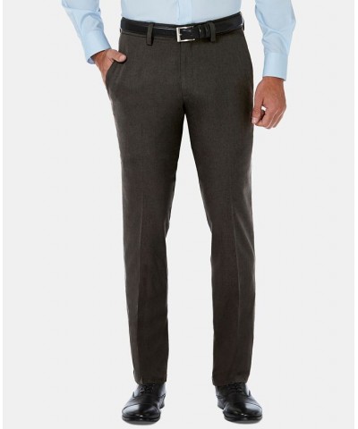 Men's Cool 18 Pro Slim-Fit 4-Way Stretch Moisture-Wicking Non-Iron Dress Pants Gray $22.00 Pants