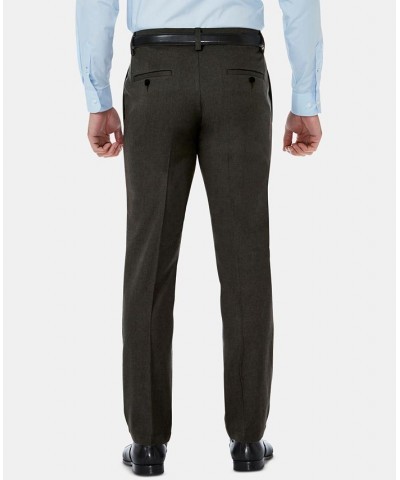 Men's Cool 18 Pro Slim-Fit 4-Way Stretch Moisture-Wicking Non-Iron Dress Pants Gray $22.00 Pants