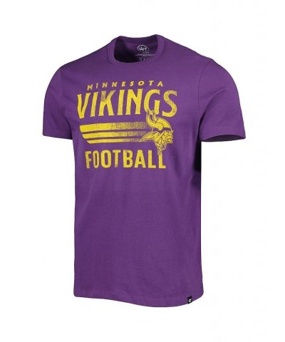 Men's Purple Minnesota Vikings Wordmark Rider Franklin T-shirt $22.50 T-Shirts