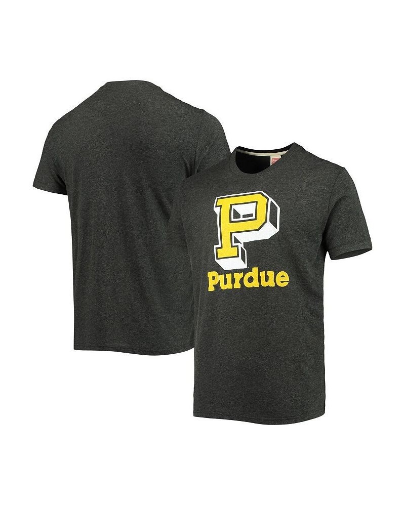 Men's Heathered Charcoal Purdue Boilermakers Local Tri-Blend T-shirt $20.70 T-Shirts