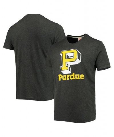 Men's Heathered Charcoal Purdue Boilermakers Local Tri-Blend T-shirt $20.70 T-Shirts