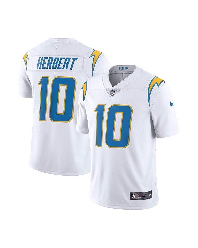 Men's Justin Herbert White Los Angeles Chargers Vapor Limited Jersey $76.50 Jersey