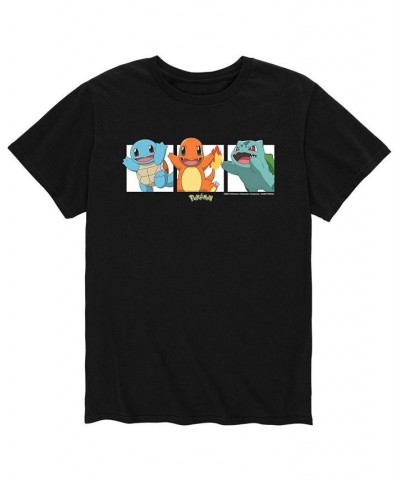 Men's Pokemon Characters T-shirt Black $20.64 T-Shirts