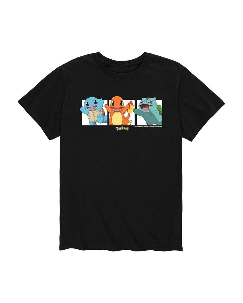 Men's Pokemon Characters T-shirt Black $20.64 T-Shirts