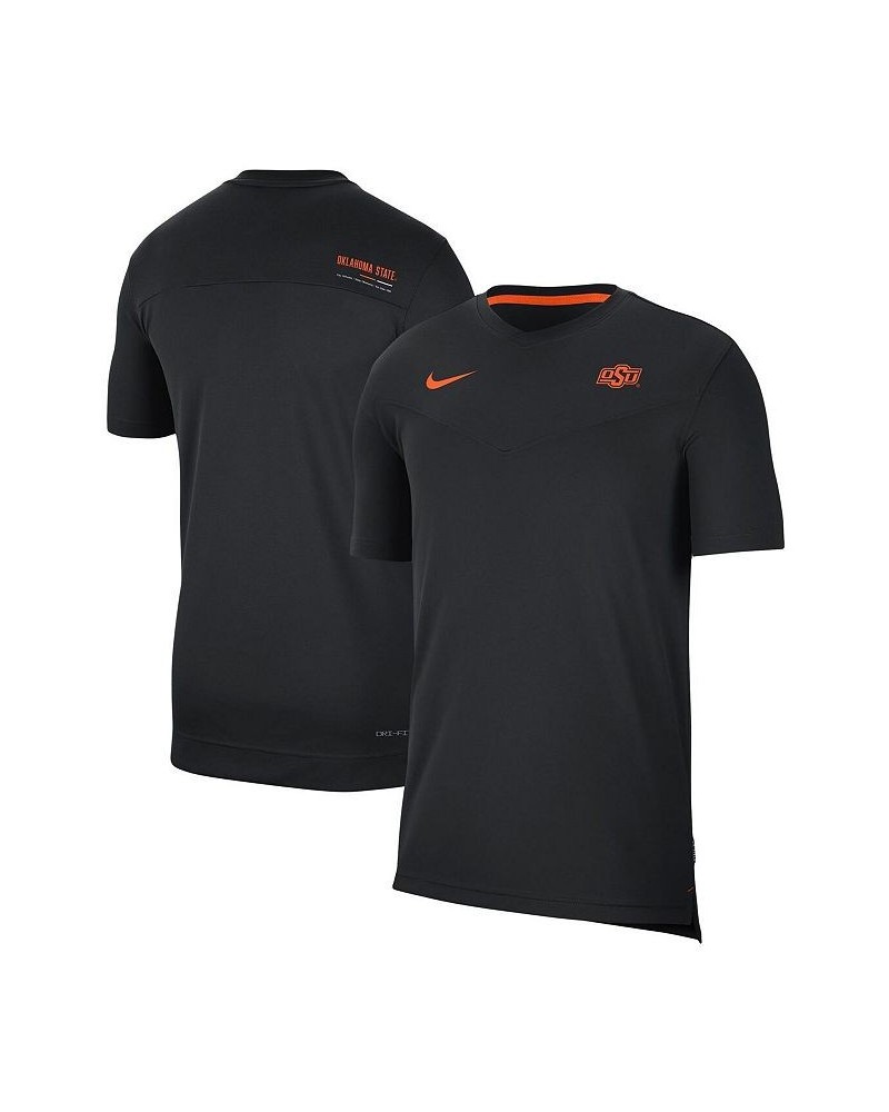 Men's Black Oklahoma State Cowboys 2022 Coaches UV Performance T-shirt $29.40 T-Shirts