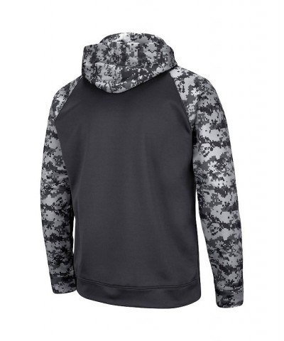 Men's Charcoal Washington State Cougars OHT Military-Inspired Appreciation Digital Camo Pullover Hoodie $33.05 Sweatshirt