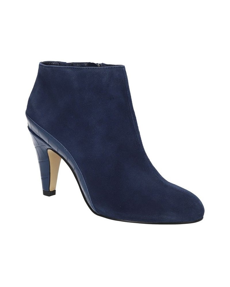 Women's Brennan Dress Booties Blue $34.41 Shoes