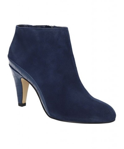 Women's Brennan Dress Booties Blue $34.41 Shoes